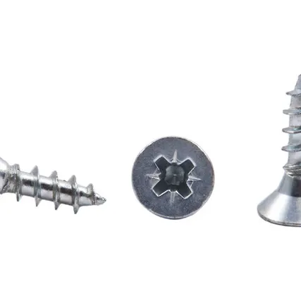 Фото №0 Саморез универсальный 3,0*12 белый цинк (уп/1тыс.шт) AKS