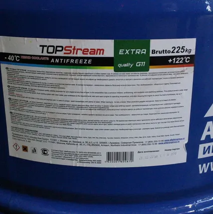 Фото №0 Антифриз TOPStream EXTRA зеленый 220кг