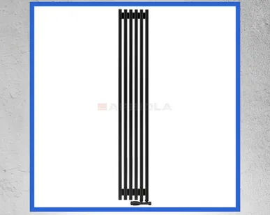 фото Arbiola Compact V 1750-63-06 секции черный вертикальный радиатор c нижним подключением