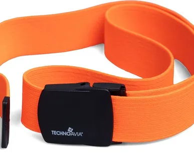 фото Ремень текстильный оранжевый