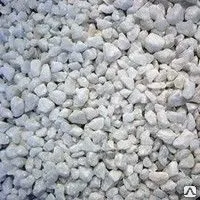 Фото №0 Мраморная крошка фр. 10-20 мм., белая, фасовка 1 тн.