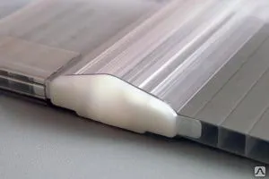 Фото №0 Профиль для поликарбоната соединительный Н-8ммх6м