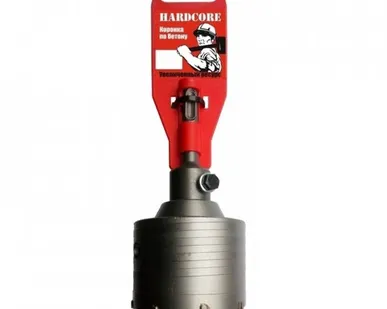 фото Коронка по бетону Hardcore 110 мм. в сборе.