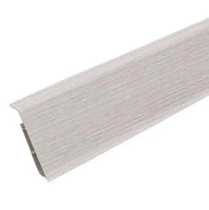 Фото №0 Плинтус Ideal Деконика 85 мм Ясень серый 253