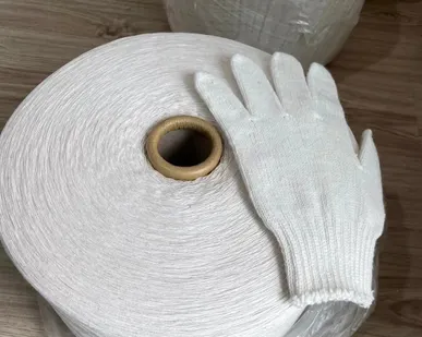 фото Пряжа смесовая (хлопок/полиэстер) суровая Nm 10/1 КЛАСС B