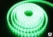 фото 4,8 Вт/м Светодиодная лента SMD3528 открытая (IP33) Цвет Зеленый 12В