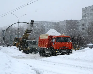 фото Вывоз снега