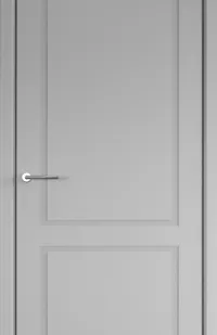 фото Межкомнатные двери ALBERO "Нео-Классика-2" Эмаль Серый/защелка магнитная (ДГ)