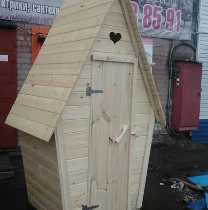 Фото №3 Туалет деревянный для дачи