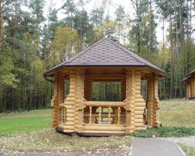 фото Строительство беседок