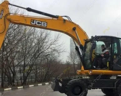 фото Аренда колесного экскаватора JCB JS 160W, Москва