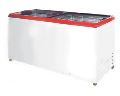 фото Морозильный ларь с прямым стеклом Italfrost ЛВН 600 П (СF 600 F) (красный)