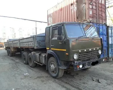 фото Шаланда полуприцеп лесовоз