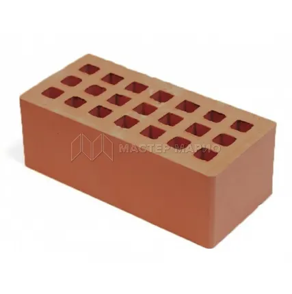 Фото №0 Кирпич лицевой керамический «Абрикос» Евро пустотелый утолщенный