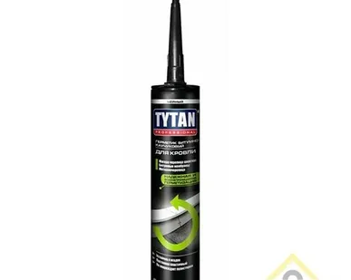 фото Герметик TYTAN битумно-каучуковый для кровли черный 310 мл