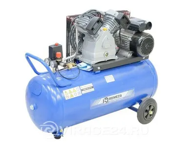 фото Компрессор масляный ременной 220В 2,2кВт, 100л 420 л/мин 10бар СБ4/С-100.LB30A, REMEZA