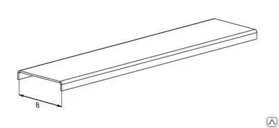 Фото №0 Крышка КЛМ 100х2500 оц.