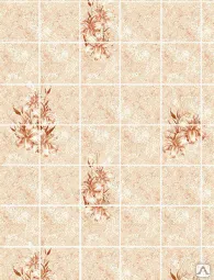 фото Панель ХДФ Лилия терракотовая ПО рустованная 1220*2440