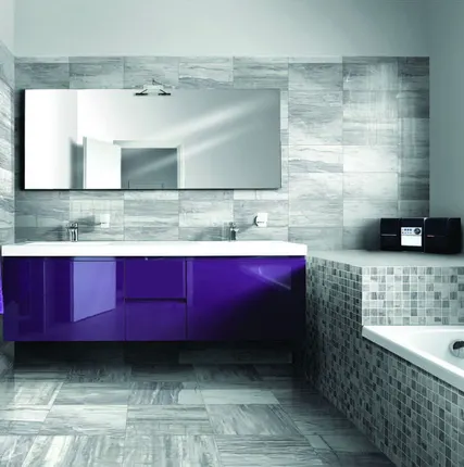 Фото №0 Керамическая плитка для ванной "Fossil Wood"