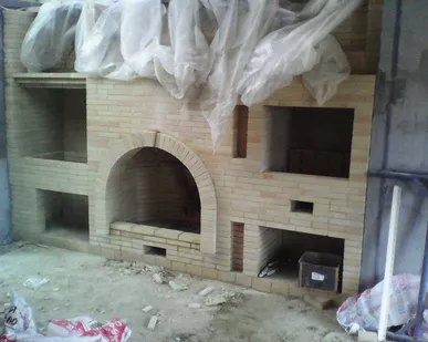 фото Кладка каминов