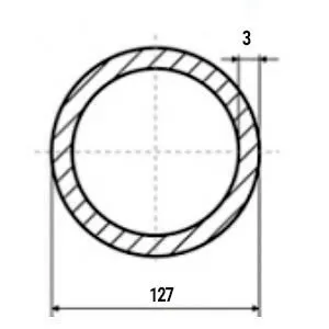 фото Труба электросварная 127х3.0