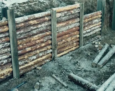 фото Шпунтирование котлована