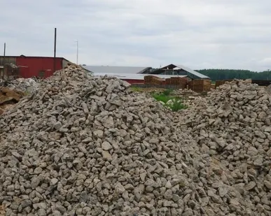 фото Вторичный щебень.