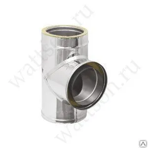 фото Дымоход ROSINOX Тройник 180/90° (кислотостойкая/0,5/ВА) ТЕРМО/25
