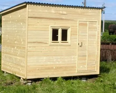 фото Вагон бытовка без перегородок 2300 х 4000 (отделка ДВП)