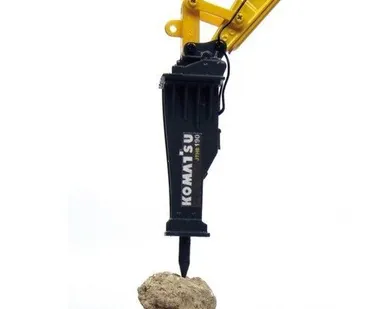 фото Аренда гидромолота на базе экскаватора Komatsu WB97