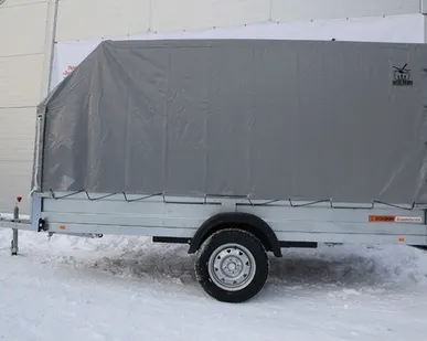 фото Автомобильный легковой прицеп для снегоходов, мототехники УНИВЕРСАЛ