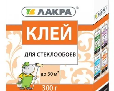 фото Клей Лакра для стеклообоев 300г