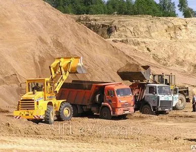 фото Песок карьерный