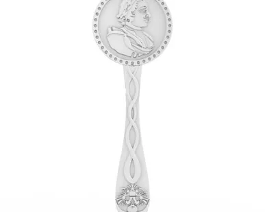 фото Ложка в серебре
