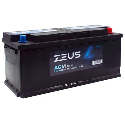 Фото №0 Аккумулятор ZEUS AGM 105 Ач о.п.