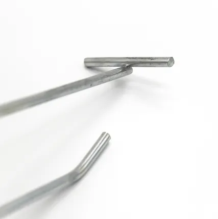 Фото №0 Крючок на экономпанель одинарный с ценникодержателем 100мм, d=4мм, цинк