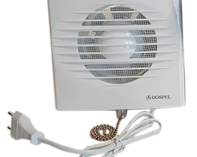 фото Накладной бытовой вентилятор Rico 100 WP со шнурковым выключателем Dospel