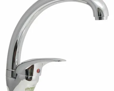 фото Дисма Смеситель для кухни "Juguni" одноручный, с гибкой подводкой,JGN0420/С, литой поворот. излив 0402.612