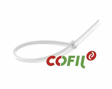 фото Хомут пластиковый 9,0x780 мм белый, Cofil (9501011452)