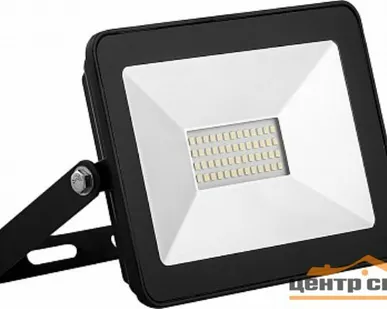 фото Прожектор светодиодный 30Вт 4000K 230V IP65 2700Лм 118х93х29мм черный Китай SAFFIT, SFL90-30