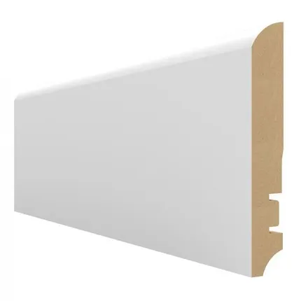 Фото №0 Плинтус МДФ белый Hannaholz 100 мм 100403