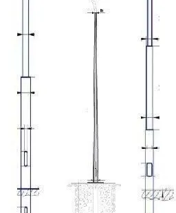 фото Опора освещения ОТ3ф-10,0