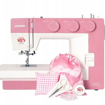 Фото №0 Швейная машина Janome 1522PG, светло-розовый