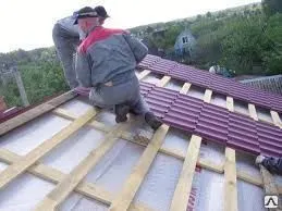 фото Монтаж металлочерепицы