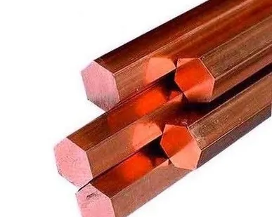 фото Шестигранник медный тв 12, длина 3 м, марка М3