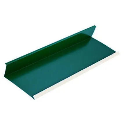 Фото №2 Планка примыкания с гранулятом, красно-коричневый, шт. (20*45*15*10 мм), Длина 1,25 м.