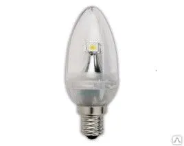 фото Лампа светодиодная LED 1,7W свеча Е14 2800К 160387,