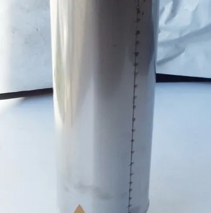 Фото №2 Труба голая D150 мм L = 0,35 м (нерж. 0,8 мм AISI 304)