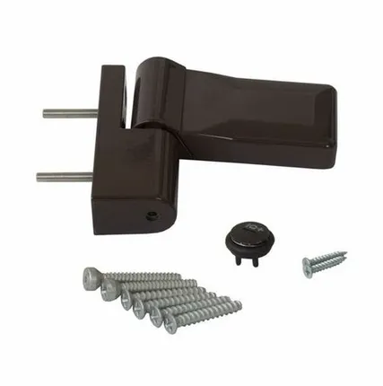 Фото №0 Петля дверная Elementis серия IQ-Plus, коричневая 16-19 мм