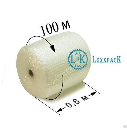 Фото №0 Воздушно пузырчатая пленка (mini) - 2-х сл. ширина 60см длина 100м - 60м2